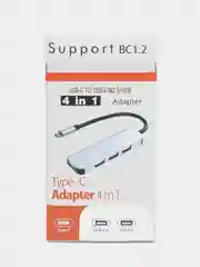 Черный адаптер Type-C - USB