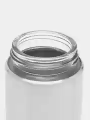 Серебряный солонка 10,8х5см, стекло, нерж.сталь, 3 цвета
