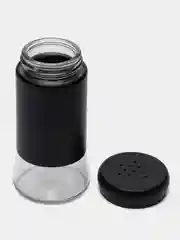 Черный солонка 10,8х5см, стекло, нерж.сталь, 3 цвета
