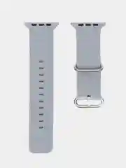 Серый меланж силиконовый ремешок для Apple Watch 38-49 мм, Ocean band, двухцветный