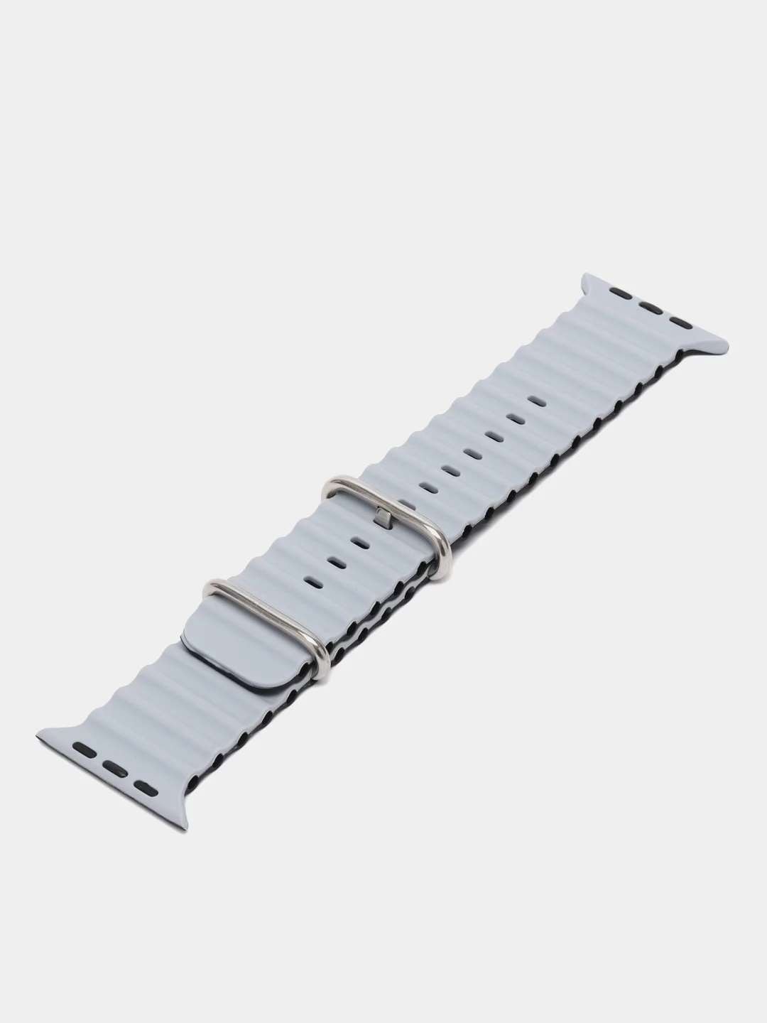 Ледяной силиконовый ремешок для Apple Watch 38-49 мм, Ocean band, двухцветный