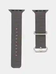 Тёмно-серый силиконовый ремешок для Apple Watch 38-49 мм, Ocean band, двухцветный