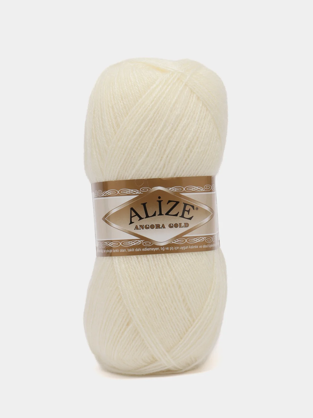 Слоновая кость пряжа Alize Angora Gold, 20% шерсть, 80% акрил, 100 г, 550 м, часть 2