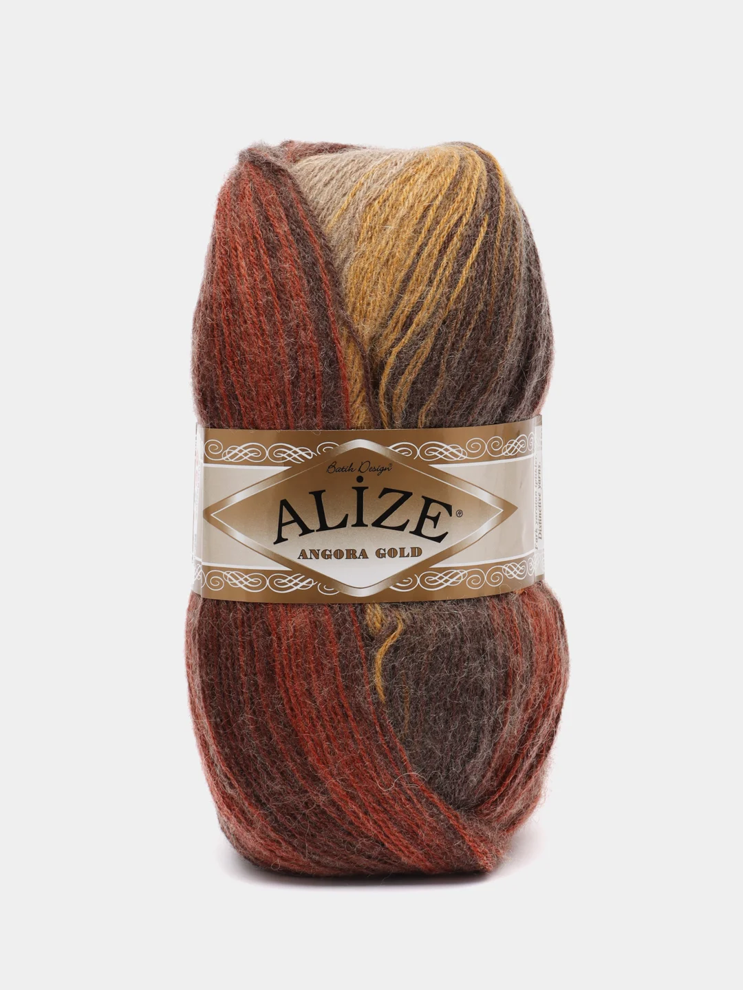 Карамельный пряжа Alize Angora Gold Batik, 20% шерсть, 80% акрил, 100 г, 550 м