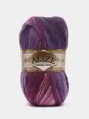 Лавандовый пряжа Alize Angora Gold Batik, 20% шерсть, 80% акрил, 100 г, 550 м