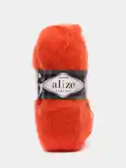 Оранжевый пряжа Alize Mohair Classic new, Ализе Мохер Классик