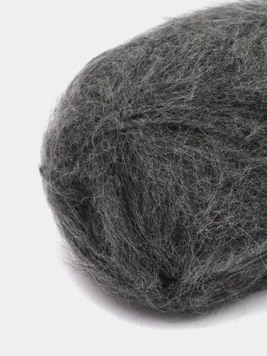 Тёмно-серый пряжа Alize Mohair Classic new, Ализе Мохер Классик