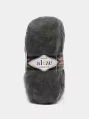 Тёмно-серый пряжа Alize Mohair Classic new, Ализе Мохер Классик