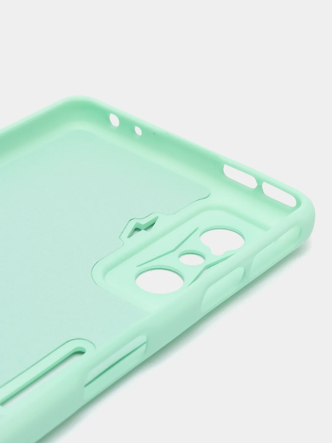 Салатовый чехол для Xiaomi Poco F4 GT, Poco F4 5G с защитой камеры и текстильной подложкой внутри