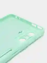 Салатовый чехол для Xiaomi Poco F4 GT, Poco F4 5G с защитой камеры и текстильной подложкой внутри