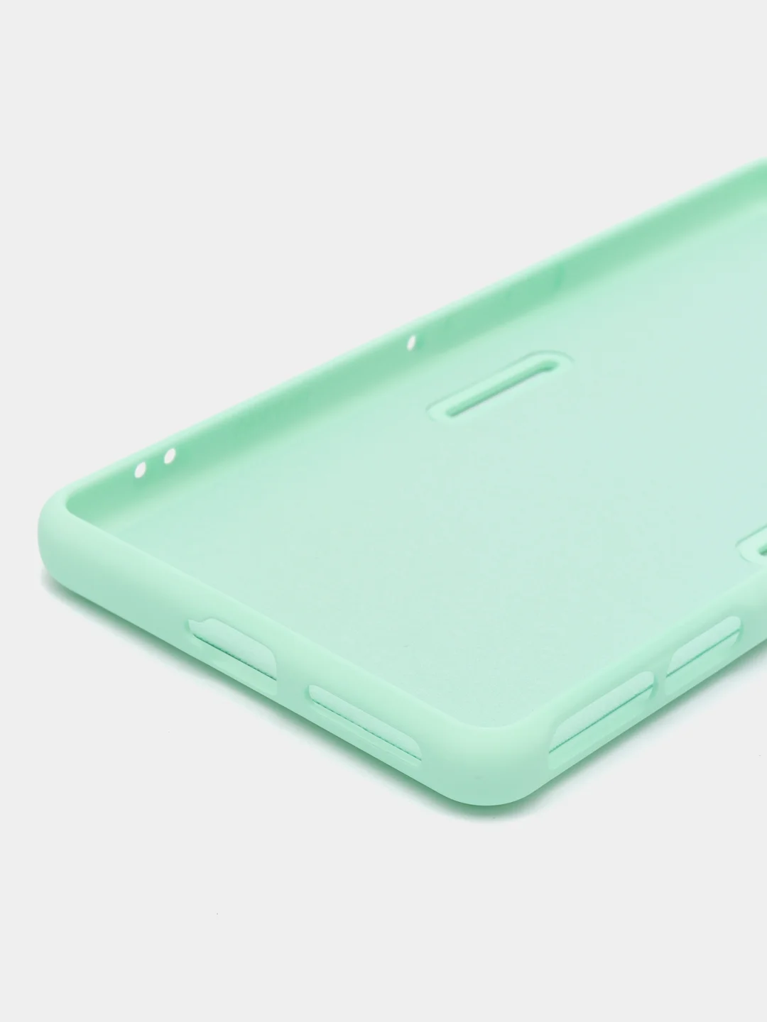 Салатовый чехол для Xiaomi Poco F4 GT, Poco F4 5G с защитой камеры и текстильной подложкой внутри