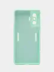 Салатовый чехол для Xiaomi Poco F4 GT, Poco F4 5G с защитой камеры и текстильной подложкой внутри