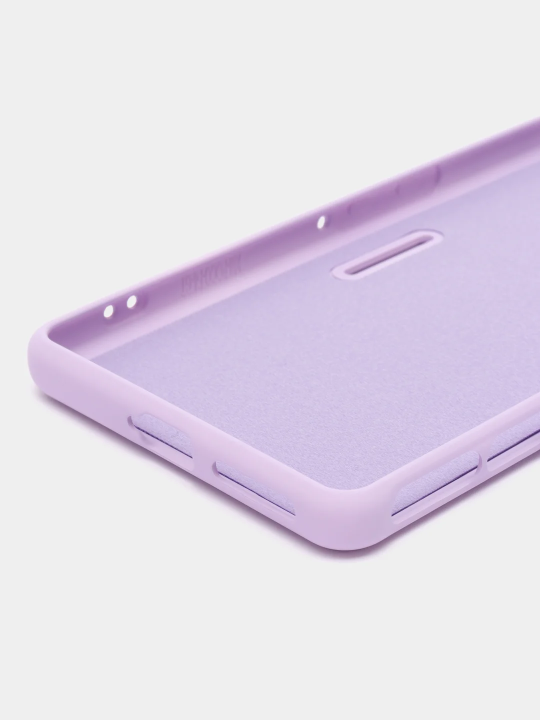 Сиреневый чехол для Xiaomi Poco F4 GT, Poco F4 5G с защитой камеры и текстильной подложкой внутри