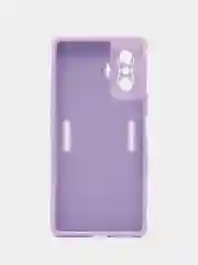 Сиреневый чехол для Xiaomi Poco F4 GT, Poco F4 5G с защитой камеры и текстильной подложкой внутри