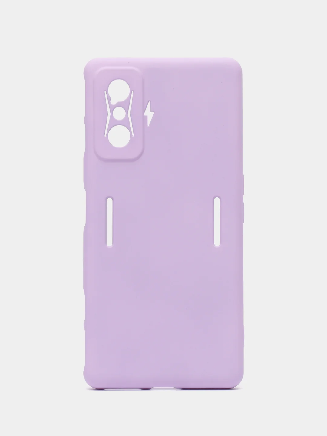 Сиреневый чехол для Xiaomi Poco F4 GT, Poco F4 5G с защитой камеры и текстильной подложкой внутри
