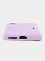 Сиреневый чехол для Xiaomi Poco F4 GT, Poco F4 5G с защитой камеры и текстильной подложкой внутри