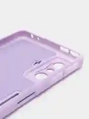 Сиреневый чехол для Xiaomi Poco F4 GT, Poco F4 5G с защитой камеры и текстильной подложкой внутри