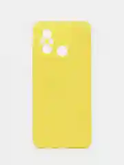 Желтый чехол для Xiaomi Redmi 12, Redmi 12C, редми 12 с защитой камеры, с текстильной подложкой