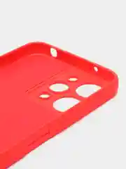 Красный чехол для Xiaomi Redmi 12, Redmi 12C, редми 12 с защитой камеры, с текстильной подложкой