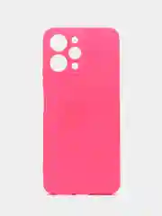 Фуксия чехол для Xiaomi Redmi 12, Redmi 12C, редми 12 с защитой камеры, с текстильной подложкой