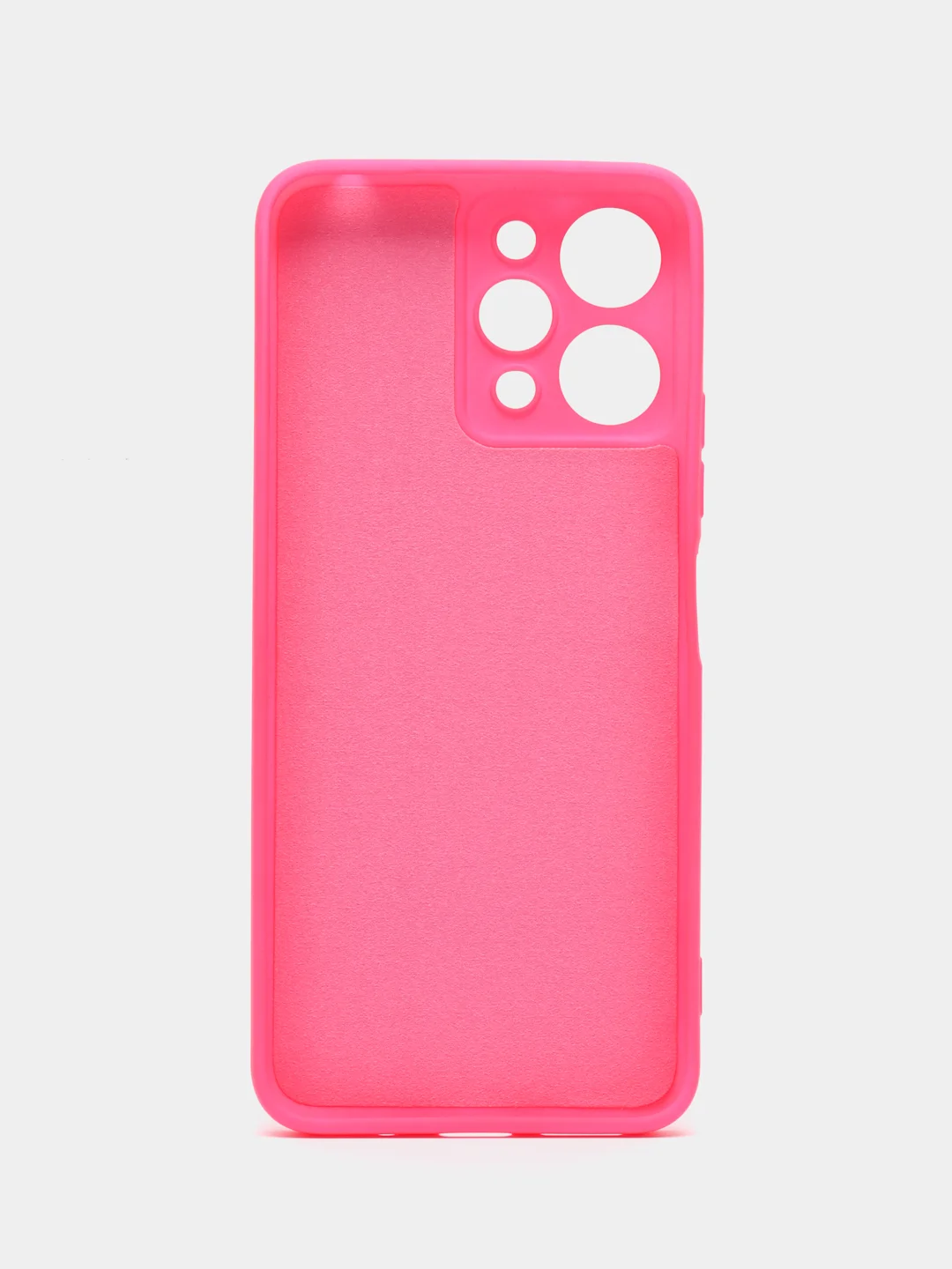 Фуксия чехол для Xiaomi Redmi 12, Redmi 12C, редми 12 с защитой камеры, с текстильной подложкой