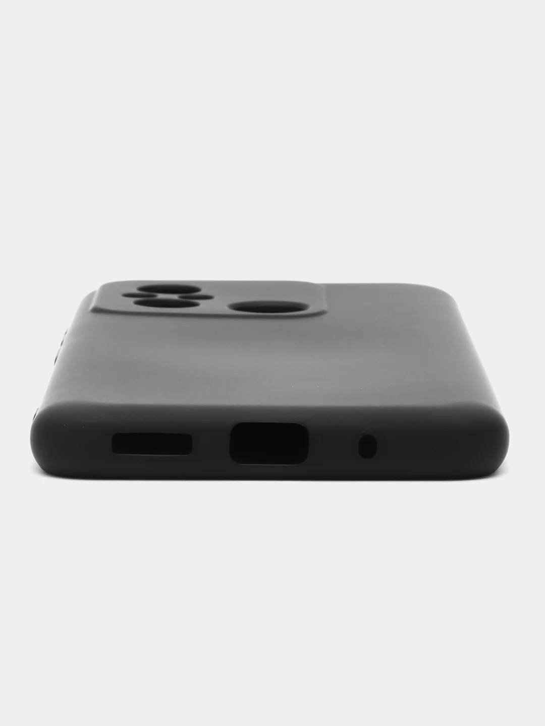 Черный чехол для Xiaomi Redmi 12, Redmi 12C, редми 12 с защитой камеры, с текстильной подложкой