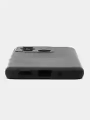 Черный чехол для Xiaomi Redmi 12, Redmi 12C, редми 12 с защитой камеры, с текстильной подложкой