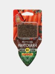 Морковь "Нантская 4" 4 г, Сеялка, Аэлита