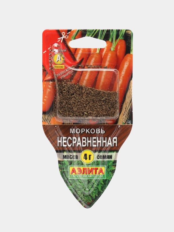 Морковь "Несравненная" 4 г, Сеялка, Аэлита