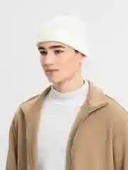 Белый шапка бини, мужская/женская