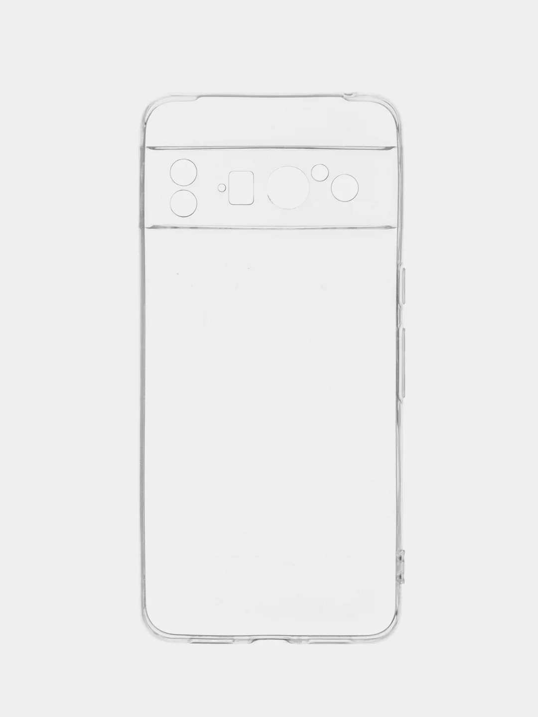 Прозрачный чехол для Google Pixel 8, 8 Pro силиконовый BROSCORP матовый/ прозрачный с защитой камер