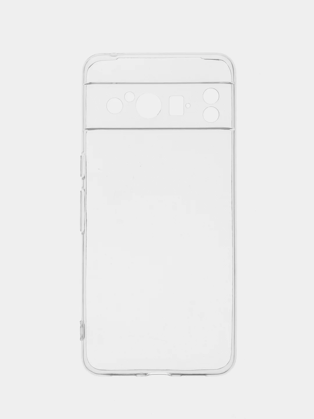 Прозрачный чехол для Google Pixel 8, 8 Pro силиконовый BROSCORP матовый/ прозрачный с защитой камер