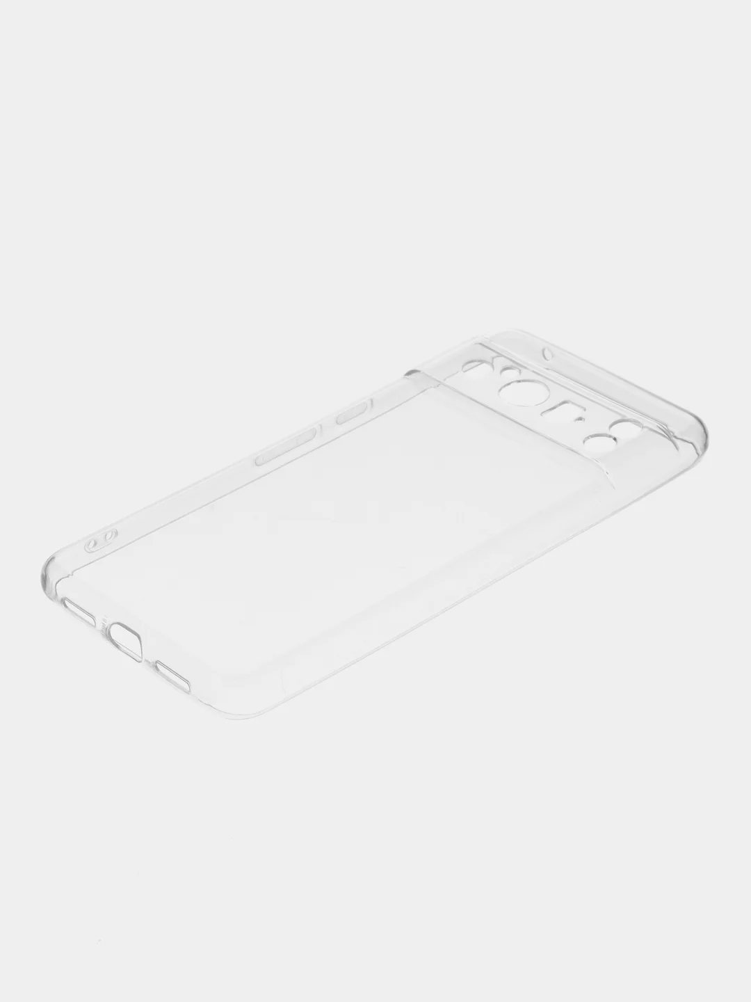 Прозрачный чехол для Google Pixel 8, 8 Pro силиконовый BROSCORP матовый/ прозрачный с защитой камер