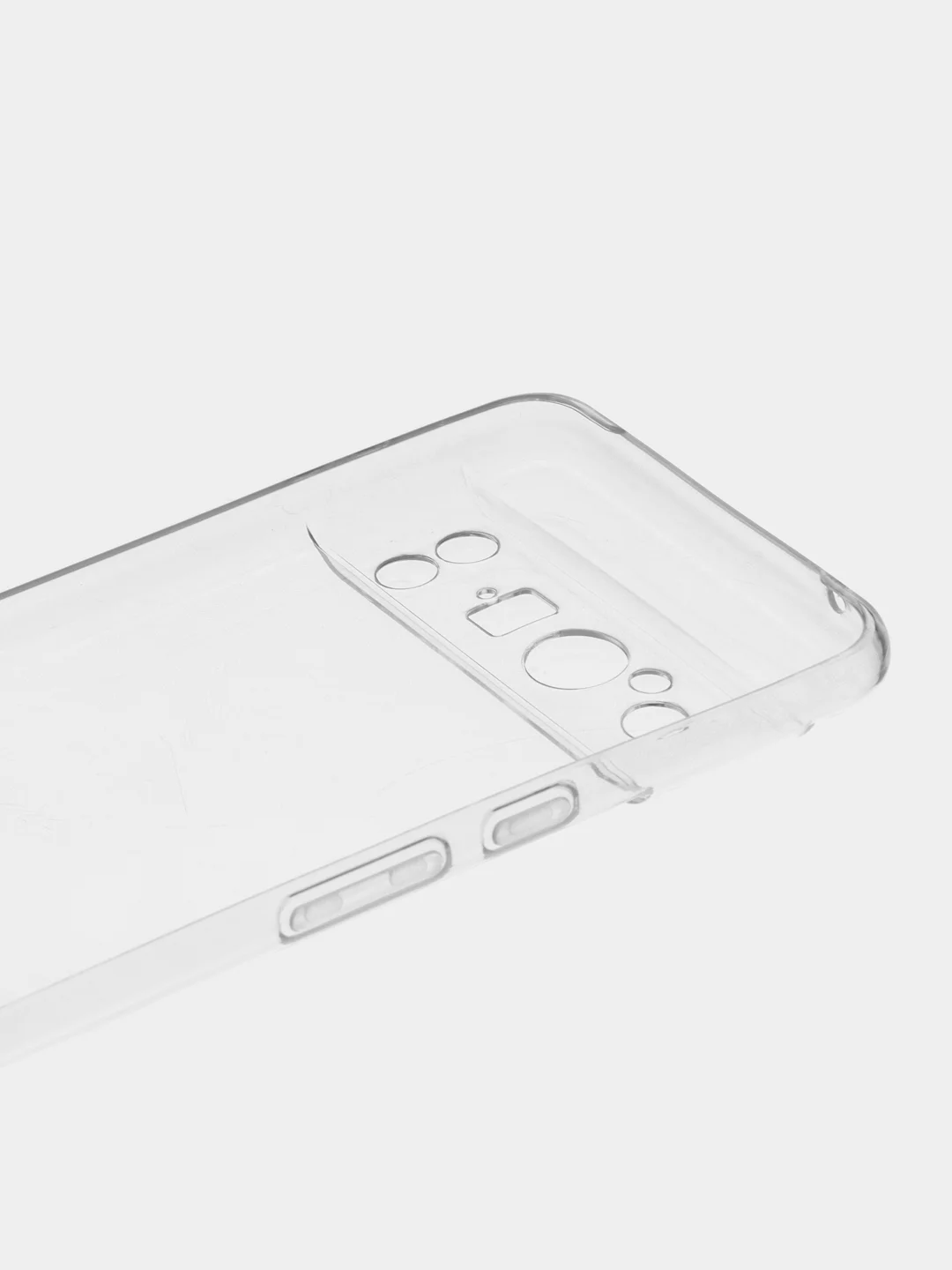 Прозрачный чехол для Google Pixel 8, 8 Pro силиконовый BROSCORP матовый/ прозрачный с защитой камер