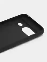 Черный чехол для Google Pixel 8, 8 Pro силиконовый BROSCORP матовый/ прозрачный с защитой камер