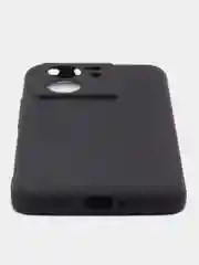 Прозрачный чехол для Xiaomi 13T, 13T Pro матовый/прозрачный BROSCORP силиконовый, бортик вокруг камер