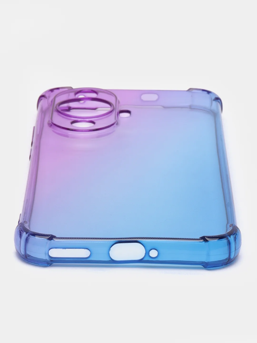 Фиолетовый противоударный чехол для Huawei Nova 12S/12 Lite/12 Active Edition/11 силиконовый BROSCORP