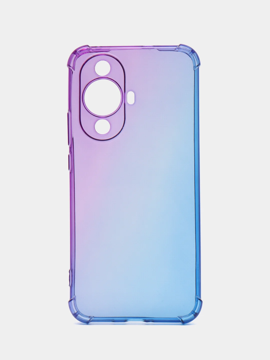 Фиолетовый противоударный чехол для Huawei Nova 12S/12 Lite/12 Active Edition/11 силиконовый BROSCORP