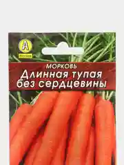 Морковь "Длинная тупая без сердцевины" 2 г (Аэлита, серия Лидер)