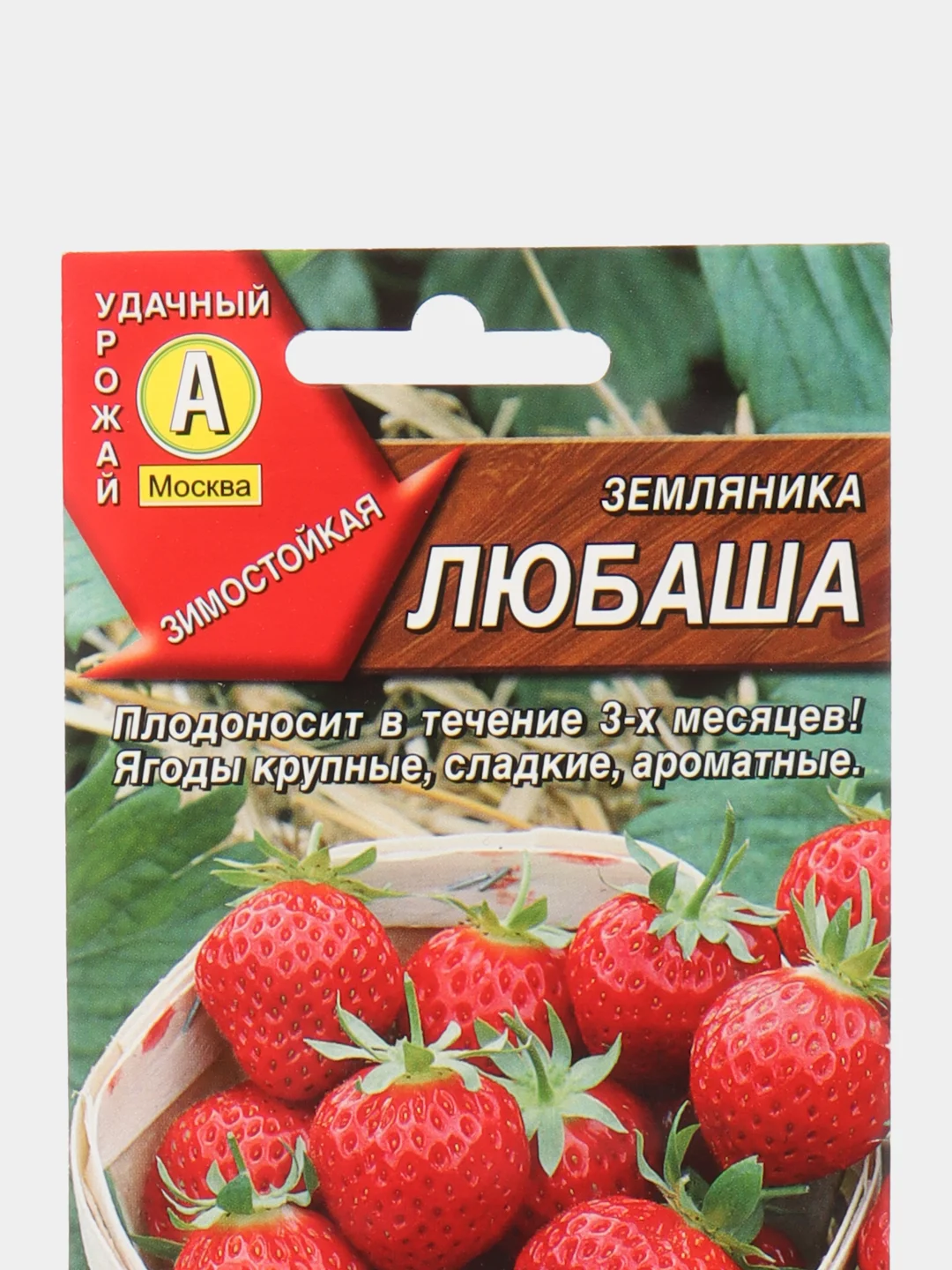 Земляника ремонтантная Любаша, 10 шт, Аэлита