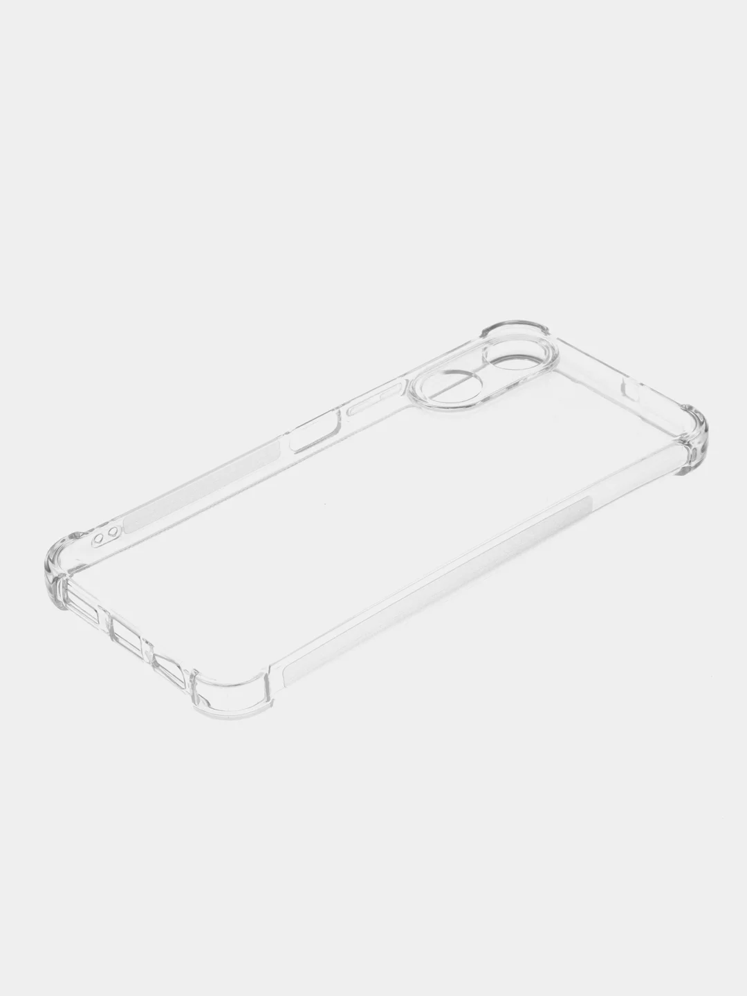 Прозрачный чехол для Honor X5 Plus силиконовый, Broscorp, противоударный, с усиленными углами, прозрачный