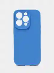 Синий чехол силиконовый на iPhone 5, 5s, 6, 6s, 7, 8, SE 2020, X, XR, XS Max, 12 14 Pro, 13 mini
