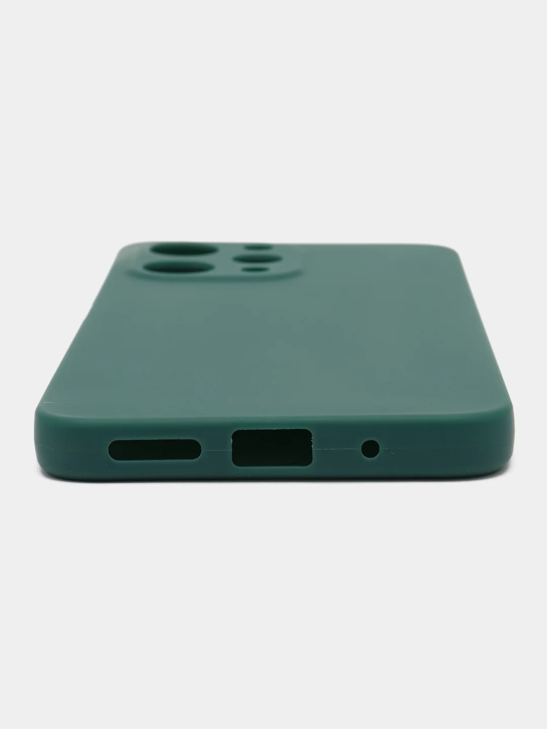 Зеленый чехол для Xiaomi Redmi 12 / Сяоми Редми 12, силиконовый, матовый