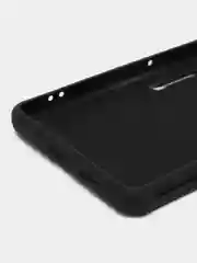 Черный чехол для Xiaomi Poco F4 GT, Poco F4 5G с защитой камеры и текстильной подложкой внутри