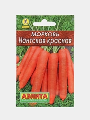 Морковь "Нантская красная" 2 г (Аэлита, серия Лидер)