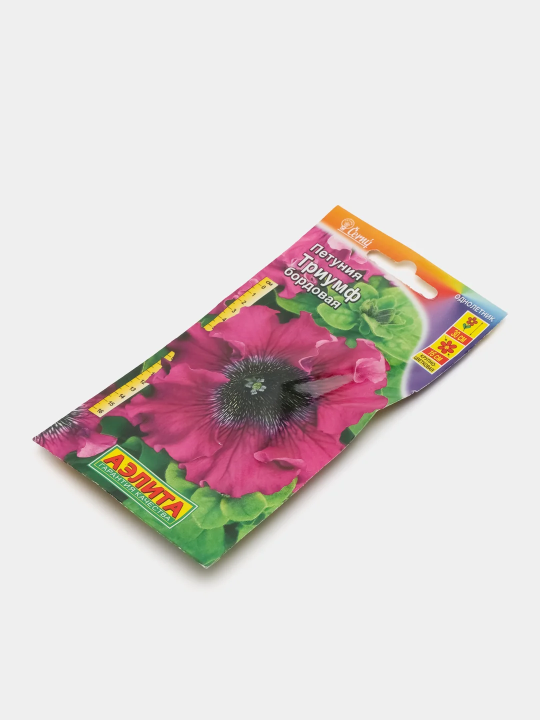 Петуния Триумф крупноцветковая, бордовая, 10 штук, Аэлита
