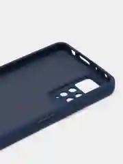 Синий меланж чехол для Xiaomi Poco C51, A1 Plus, A2 Plus, Note 11S, Mi 11 Lite, Note 10 Pro, 11T Pro