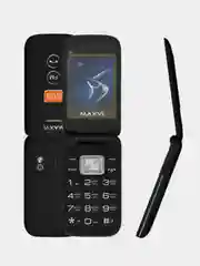 Кнопочный телефон-раскладушка Maxvi E5, с камерой, аккумулятор 1500 мАч
