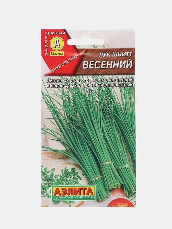 Семена Лук на зелень шнитт "Весенний" 0,5 г (Аэлита)