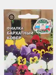 Семена Фиалка "Бархатный Ковер" швейцарский гигант, смесь, 0,05 г (СеДеК)